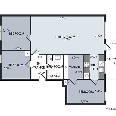 Modern 3-bedroom Near Metro Station In Orestad